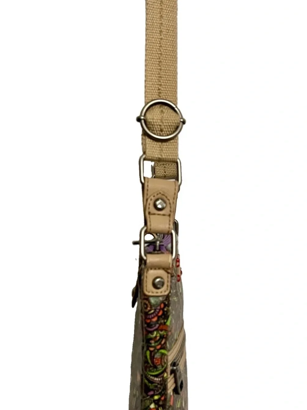 Sakroots Floral Paisley Crossbody Bag Multi Colored Boho Festival Casual Cottage